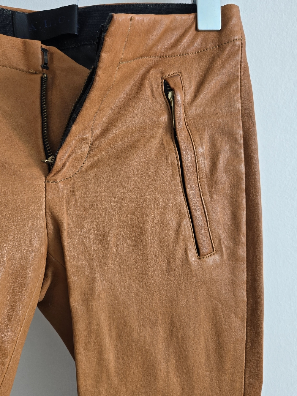 ALC Leather Lambskin Legging Size 0 - Picture 5 of 10